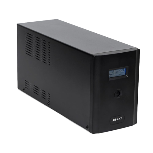 453 SKAT-UPS 3000-IN-4x9 ИБП Line interactive, 220 В, 3000ВА/1800Вт, LCD, 4 АКБ 9Ач, вых. роз 2Schuko + 2 C13, USB, RJ45,  внутр. меандр. стабилизация напряжения, ШГВ 145х213х436, вес 23кг