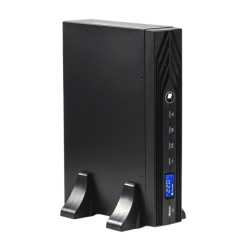 9903 Источник бесперебойного питания SKAT-UPS 1000-RACK-ON-E, 1000ВА, 900 Вт, online, 2U, внешние АКБ, RS 232, USB, EPO, 8хС13, ШхГхВ 440х325х88, масса 7.6 кг