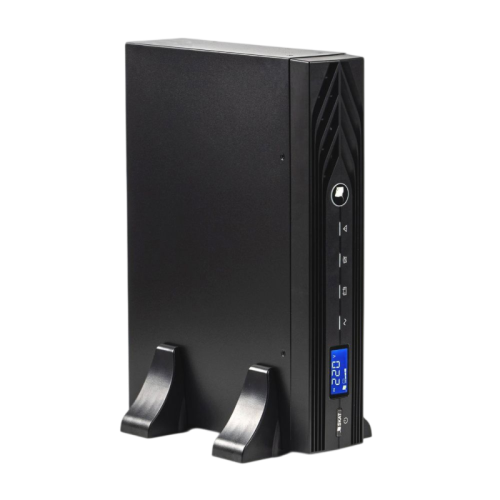 9903 Источник бесперебойного питания SKAT-UPS 1000-RACK-ON-E, 1000ВА, 900 Вт, online, 2U, внешние АКБ, RS 232, USB, EPO, 8хС13, ШхГхВ 440х325х88, масса 7.6 кг