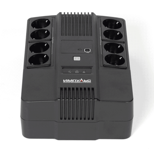 ИБП МАСТЕР 600, 600/360 ВА/Вт, LED, USB, RJ11/RJ45, SCHUKOx8/ line-interactive AS brick