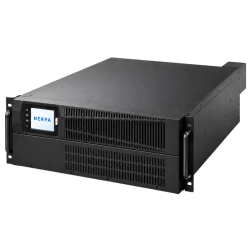 Источник бесперебойного питания NERPA RU online, LCD, 4U Rack/Tower, 10 kVA/kW, Программируемые 3*С13, 2*C19, клеммы терминал,   192V 16*9Ah, возможность подключения внешних АКБ.