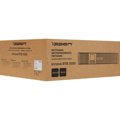 Источник бесперебойного питания Ippon Innova RTB 1000 900Вт 1000ВА черный