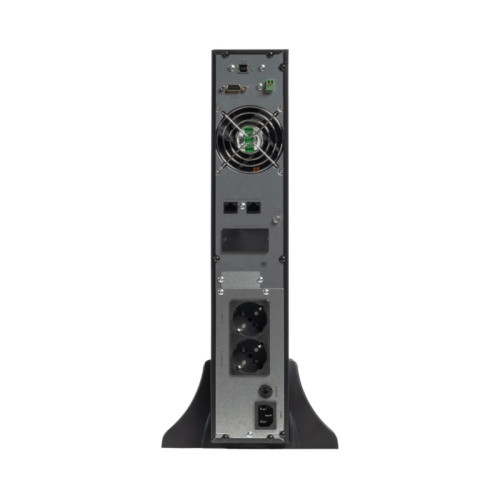 8760 SKAT-UPS 1000-RACK-ON-2X9 P3 ИБП 1000ВА/1000 Вт, 2U, On-Line, синус, встр. АКБ 24В (2x9Ач), 2хSchuko, USB, RS232, RS485, параллельный порт, слот для карт (SNMP, реле), EPO, ШхГхВ 440х330х88, масса 14.2 кг