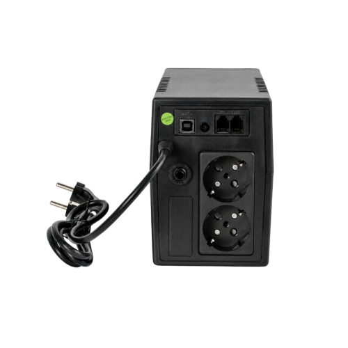 Источник бесперебойного питания NERPA RU 600ВА/360Вт, LED, 2 розетки Schuko, USB, АКБ 9 Ач/12 В Источник бесперебойного питания NERPA RU 600ВА/360Вт, LED, 2 розетки Schuko, USB, АКБ 9 Ач/12 В