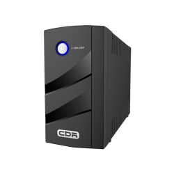 Башенный линейно-интерактивный ИБП/ ИБП CBR [ELN-675T-2F-LD] Line Interactive  675VA/360W 5Ah12V 2 x Shuko