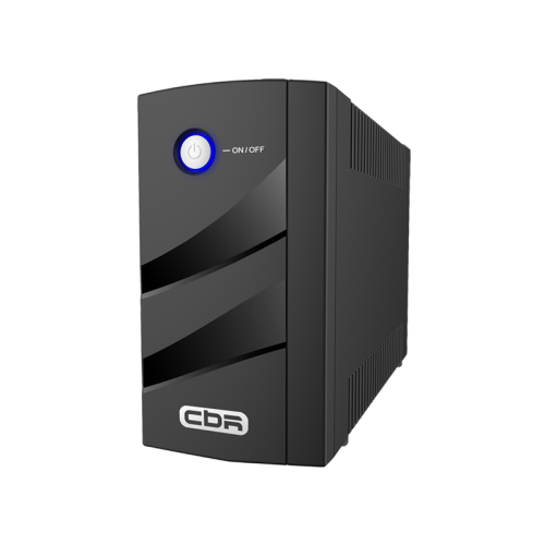 Башенный линейно-интерактивный ИБП/ ИБП CBR [ELN-675T-2F-LD] Line Interactive  675VA/360W 5Ah12V 2 x Shuko