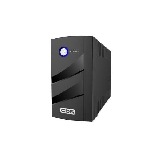 Башенный линейно-интерактивный ИБП/ ИБП CBR [ELN-675T-2F-LD] Line Interactive  675VA/360W 5Ah12V 2 x Shuko