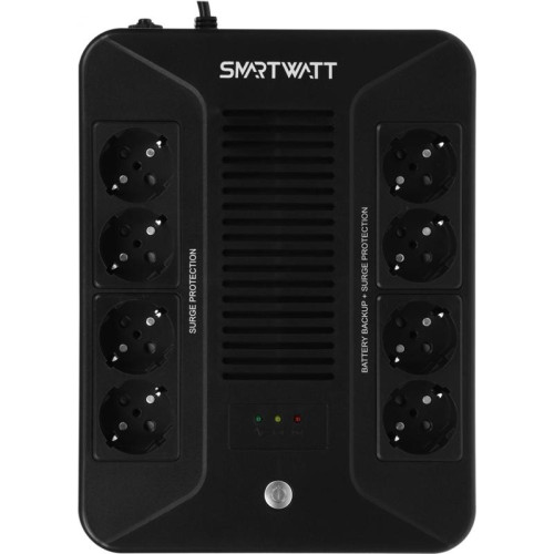 Источник бесперебойного питания Smartwatt SAFE PRO 800 480Вт 800ВА черный