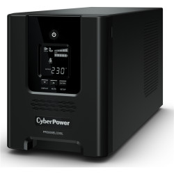 ИБП CyberPower PR3000ELCDSL, Line-Interactive, 3000VA/2700W, 8 IEC-320 С13, 1 IEC C19 розеток, USB&Serial, SNMPslot, LCD дисплей, Black, 0.6х0.3х0.4м., 29.6кг., замена для АРС SMC3000I, SMC3000I-RS и SMT3000I/ UPS Line-Interactive CyberPower PR3000ELCDSL 