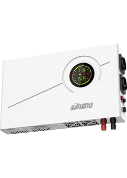 ИБП POWERMAN Smart 1000 INV, линейно-интерактивный,  1000ВА/600Вт, 140-275В,  2 евророзетки, внешняя батарея 12В от 45Ач до 200Ач (не входит в комплект поставки), ток заряда 13А, ЖК-дисплей, навесной, 410мм х 268мм х 70мм,  10.06 кг./ UPS POWERMAN Smart 1