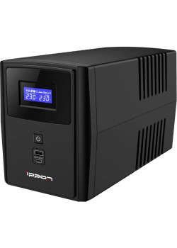Источник бесперебойного питания Ippon Smart Power Pro II Euro 2200 1200Вт 2200ВА черный