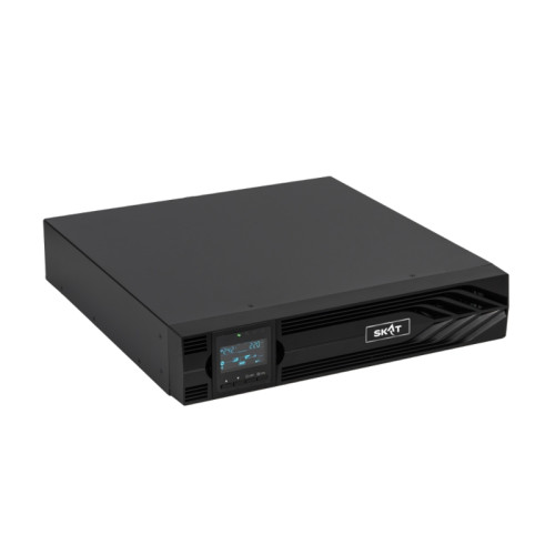 8764 SKAT-UPS 1500-RACK-ON-3X9 P3 ИБП 1500ВА/1500 Вт, 2U, On-Line, синус, встр. АКБ 36В (3x9Ач), 2хSchuko, USB, RS232, RS485, параллельный порт, слот для карт (SNMP,реле), EPO, ШхГхВ 440х460х88, масса 19.4 кг