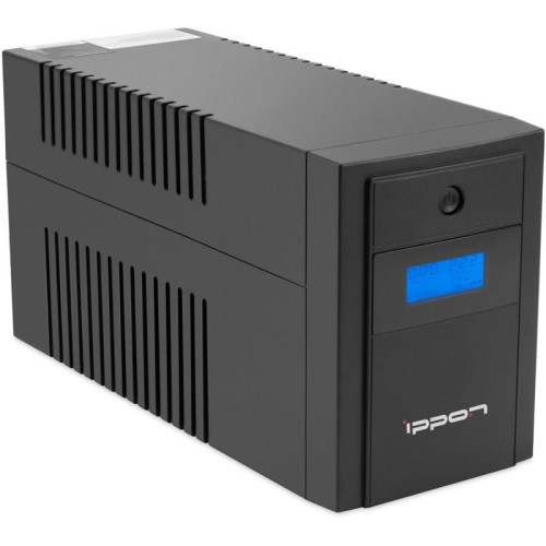 Источник бесперебойного питания Ippon Back Basic 1200 LCD Euro 600Вт 1200ВА черный