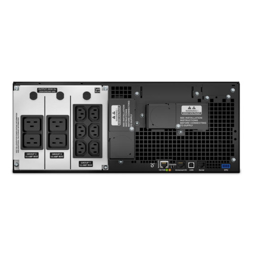 Smart-UPS On-Line,6000 Watts /6000 VA,230V /230V, Interface Port Contact Closure, RJ-45 10/100 Base-T, RJ-45 Serial, Smart-Slot, USB, Extended runtime model, 4 U Smart-UPS On-Line,6000 Watts /6000 VA,230V /230V, Interface Port Contact Closure, RJ-45 10/100 Base-T, RJ-45 Serial, Smart-Slot, USB, Extended runtime model, 4 U