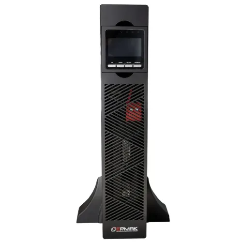 ИБП Ермак Онлайн стоечный 2U, 2000 ВА/2000 Вт, 8xIEC C13, EPO, USB, RS-232, 6x9Ач, ШхГхВ 440х600х86.5мм., вес 24.5кг.