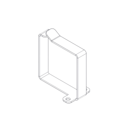 Metal ring Systeme Electric, for laying cables, Uniprom series, 10 pcs.