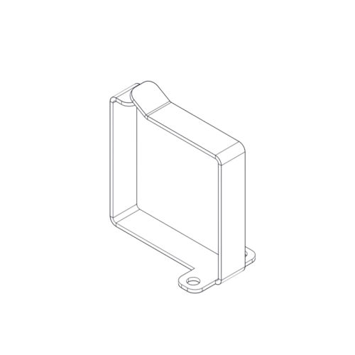 Metal ring Systeme Electric, for laying cables, Uniprom series, 10 pcs.