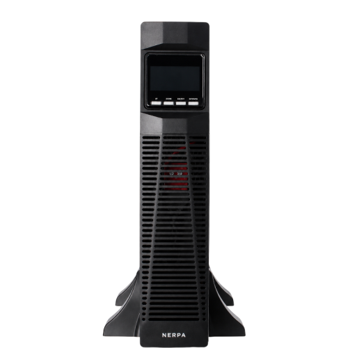 Источник бесперебойного питания NERPA RU online, LCD, 2U Rack/Tower, 3 kVA/kW, 8*С13, 1*C19,  72V 6*9Ah, возможность подключения внешних АКБ.