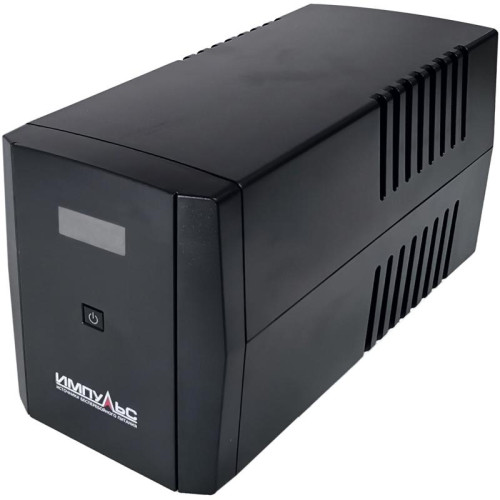 Источник бесперебойного питания Импульс Юниор Смарт 1200 720Вт 1200ВА черный