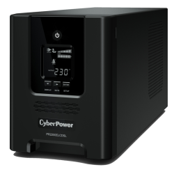 ИБП CyberPower PR2200ELCDSL, Line-Interactive, 2200VA/1980W, 8 IEC-320 С13, 1 IEC C19 розеток, USB&Serial, SNMPslot, LCD дисплей, Black, 0.5х0.6х0.3м., 28.4кг., замена для АРС SMC2000I, SMC2000I-RS и SMT2200I/ UPS Line-Interactive CyberPower PR2200ELCDSL 