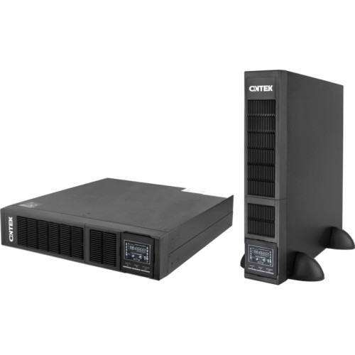 Источник бесперебойного питания ONTEK SM RT 1,5, 1,5 кВА/1,5 кВт (PF=1), 1ф/1ф, 2U с внутренними аккумуляторами 3х12В/9Ач