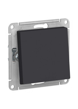 Переключатель/ ATLASDESIGN AQUA 1-клавишный переключатель IP44, сх.6, 10АХ, механизм, карбон