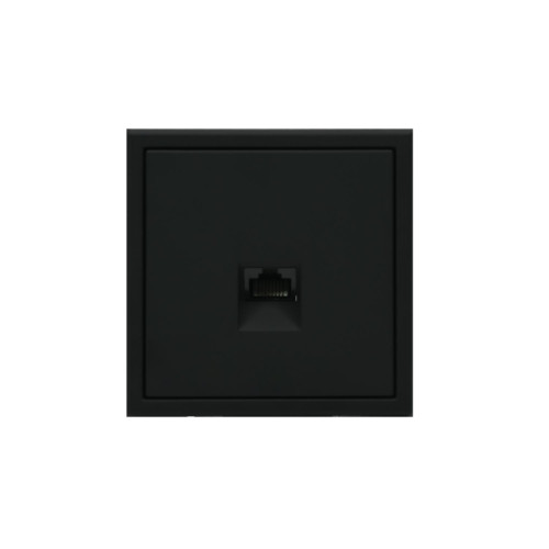 Розетка компьютерная/ ARTGALLERY розетка компьютерная RJ45, кат. 5е, механизм, карбон Розетка компьютерная/ ARTGALLERY розетка компьютерная RJ45, кат. 5е, механизм, карбон