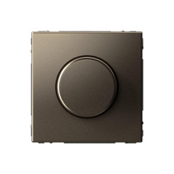 светорегулятор/ ARTGALLERY светорегулятор (диммер) повор-нажим, LED, RC, 400Вт, механизм, мокко
