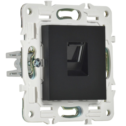 SKANDY Розетка компьютерная RJ-45 кат.5E SK-K01Bl черный
