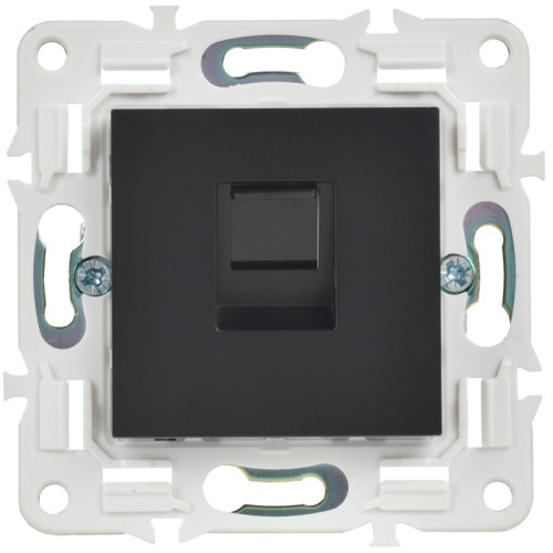 SKANDY Розетка компьютерная RJ-45 кат.5E SK-K01Bl черный