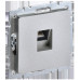 Розетка компьютерная/ BRITE Розетка компьютерная RJ-45 кат.5E РК10-БрА алюминий Розетка компьютерная/ BRITE Розетка компьютерная RJ-45 кат.5E РК10-БрА алюминий
