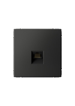 Розетка компьютерная/ ARTGALLERY розетка компьютерная RJ45, кат. 5е, механизм, базальт