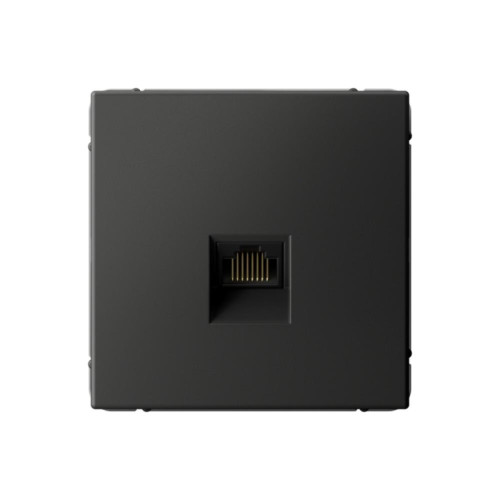 Розетка компьютерная/ ARTGALLERY розетка компьютерная RJ45, кат. 5е, механизм, базальт