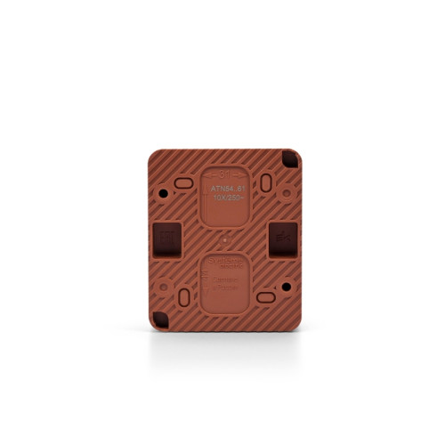Переключатель/ AtlasDesign PROFI IP54 О/У 1-клавишный переключатель 10 АХ, терракотовый Переключатель/ AtlasDesign PROFI IP54 О/У 1-клавишный переключатель 10 АХ, терракотовый