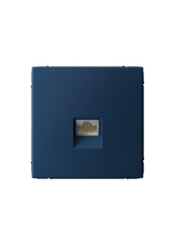 Розетка компьютерная/ ARTGALLERY розетка компьютерная RJ45, кат. 6A, механизм, аквамарин