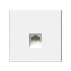 Розетка компьютерная/ ARTGALLERY розетка компьютерная RJ45, кат. 5е, механизм, белый