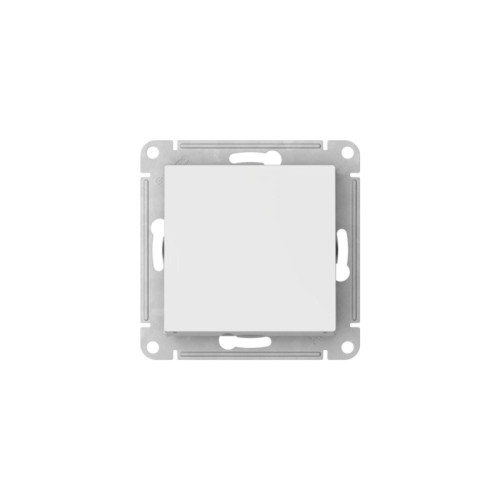 Переключатель/ ATLASDESIGN AQUA 1-клавишный переключатель IP44, сх.6, 10АХ, быстрозажимные клеммы, белый