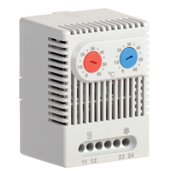 Термостат двухканальный  от 0 до +60°C NO+NC IEK