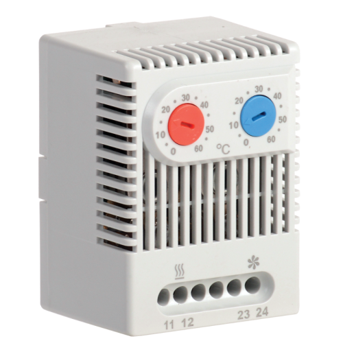 Термостат двухканальный  от 0 до +60°C NO+NC IEK