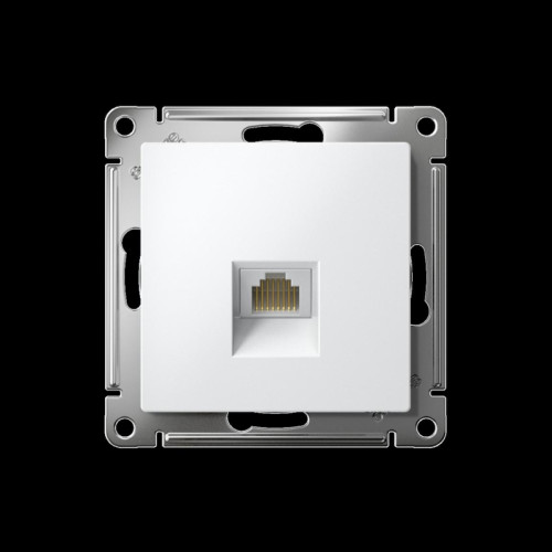 Розетка/ Розетка ATLASDESIGN компьютерная RJ45 механизм белый Розетка/ Розетка ATLASDESIGN компьютерная RJ45 механизм белый