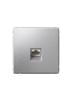 РОЗЕТКА компьютерная/ ARTGALLERY розетка компьютерная RJ45, кат. 5е, механизм, алюминий