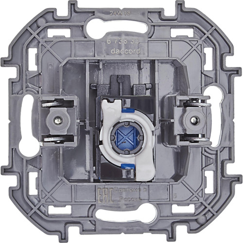 Розетка компьютерная/ Розетка компьютерная RJ-45 категория 6 UTP алюминий INSPIRIA