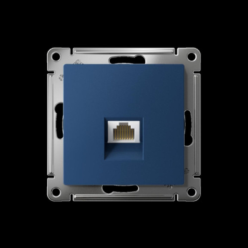 ATLASDESIGN РОЗЕТКА компьютерная RJ45 кат. 5e, механизм, АКВАМАРИН