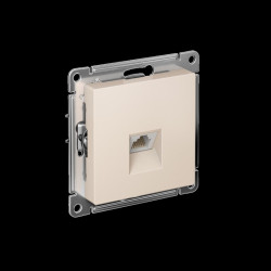 Розетка/ Розетка ATLASDESIGN компьютерная RJ45 механизм бежевый