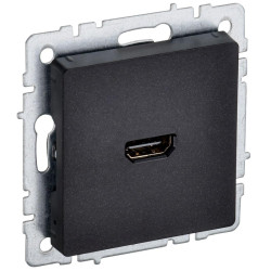 Розетка/ BRITE розетка HDMI РHDMI-0-БрЧ черный