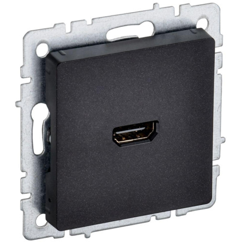 Розетка/ BRITE розетка HDMI РHDMI-0-БрЧ черный