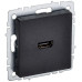 Розетка/ BRITE розетка HDMI РHDMI-0-БрЧ черный
