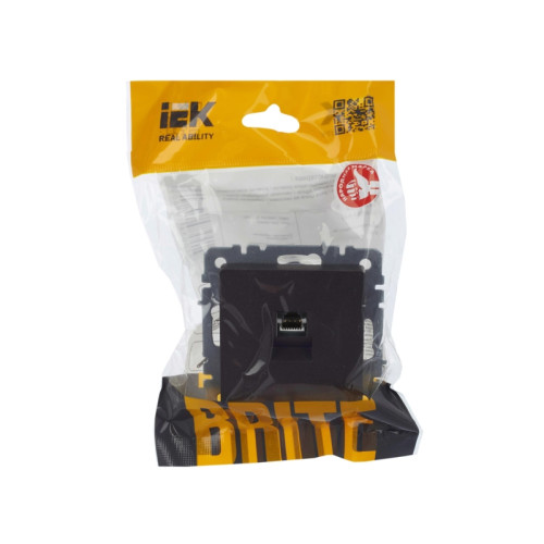 Розетка компьютерная/ BRITE Розетка компьютерная RJ-45 кат.5E РК10-БрТБ темная бронза Розетка компьютерная/ BRITE Розетка компьютерная RJ-45 кат.5E РК10-БрТБ темная бронза