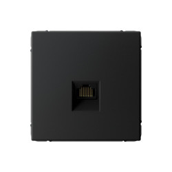 Розетка компьютерная/ ARTGALLERY розетка компьютерная RJ45, кат. 6A, механизм, карбон