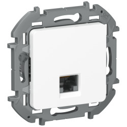 Розетка компьютерная/ IEKINSPIRIA Розетка компьютерная RJ45 категория 5Е UTP 6738251 белый